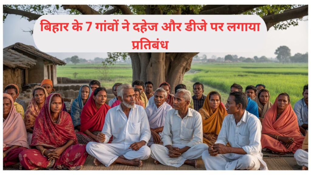 बिहार के 7 गांवों ने दहेज और डीजे पर लगाया प्रतिबंध